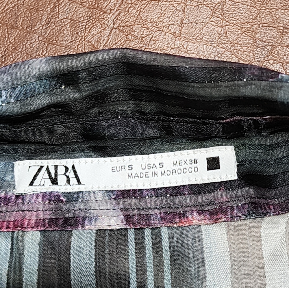 Zara Multicolor Striped Shirt - Picture 4 of 5